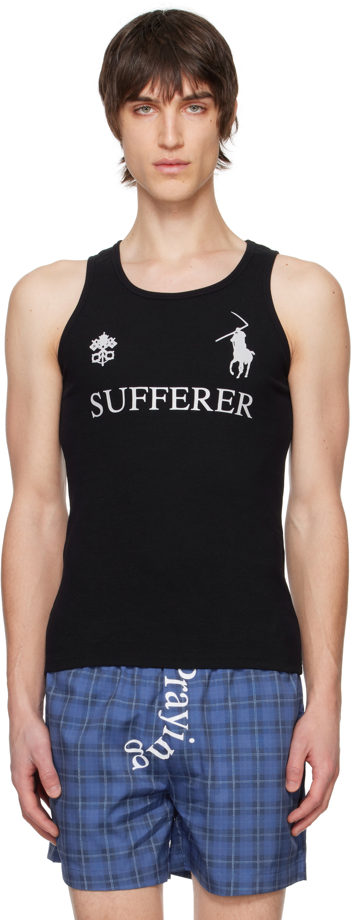トップス praying SOMEONE TANK Praying Black 'Sufferer' Tank Top Praying