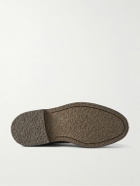 Common Projects - Waxed-Suede Chelsea Boots - Brown