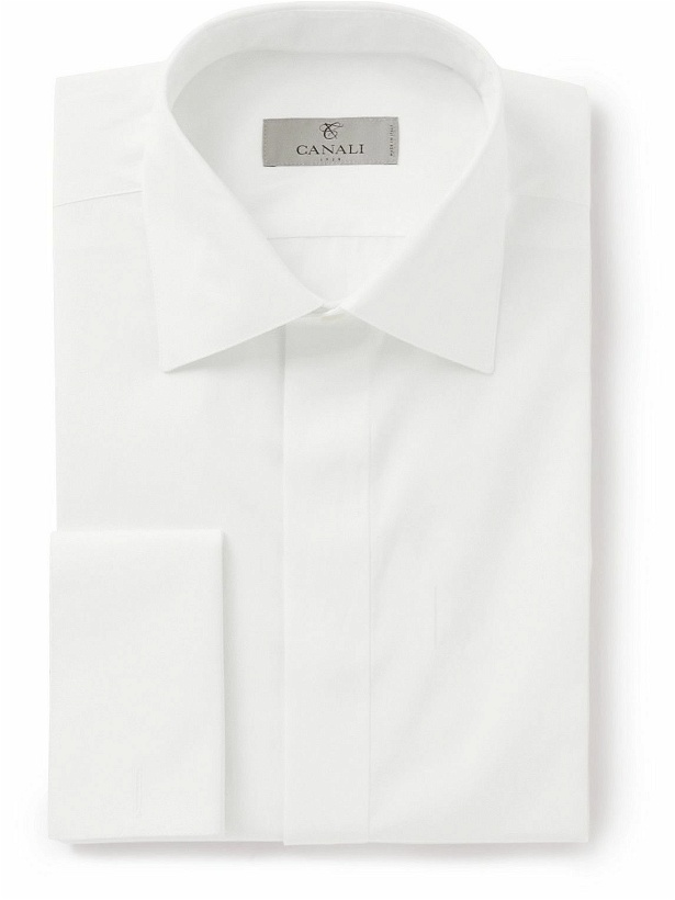 Photo: Canali - Ceremony Slim-Fit Cotton Shirt - White