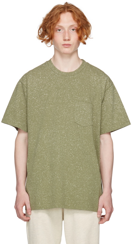 Photo: John Elliott Green Salt Wash Pocket T-Shirt