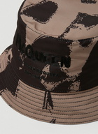 Graffiti Bucket Hat in Brown