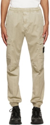 Stone Island Beige Patch Cargo Pants