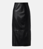 Vince Leather pencil skirt
