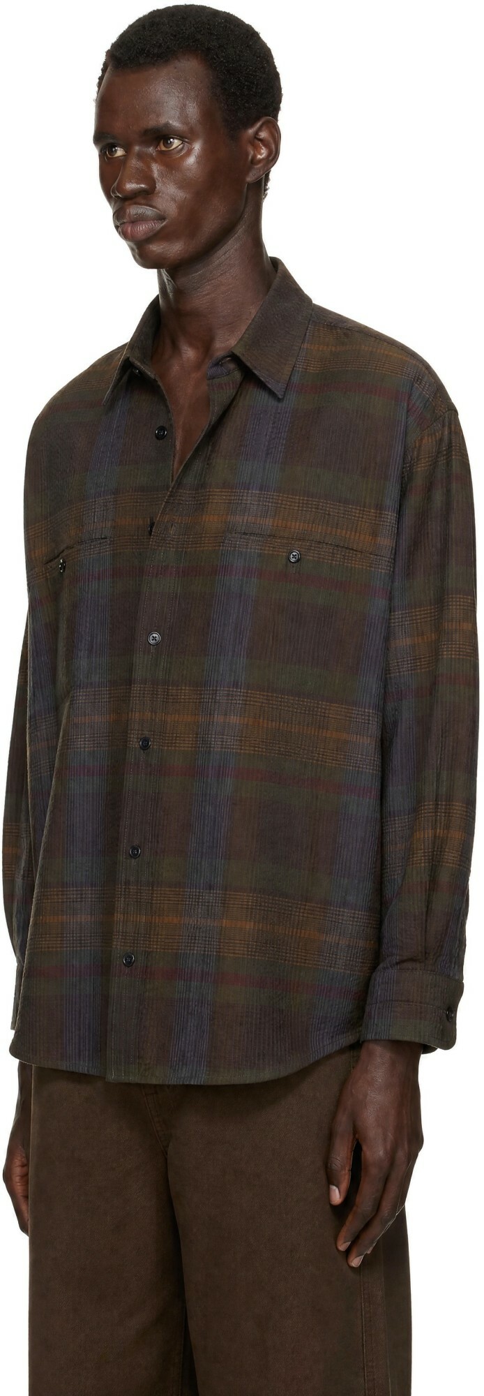 LEMAIRE Khaki Double Pocket Shirt
