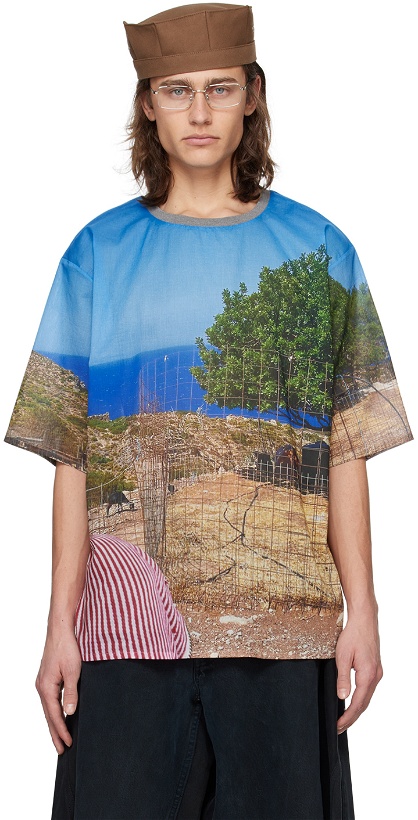 Photo: Bless Multicolor Holidaygreecefence T-Shirt