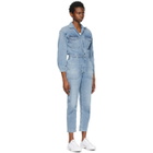 Citizens of Humanity Blue Denim Marta Jumpsuit