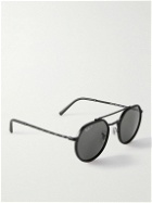 Ray-Ban - Round-Frame Metal Sunglasses