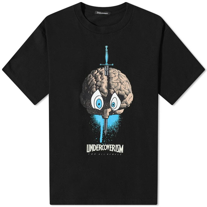 Photo: Undercoverism Men's Brain Logo Print Oversized T-Shirt in Black