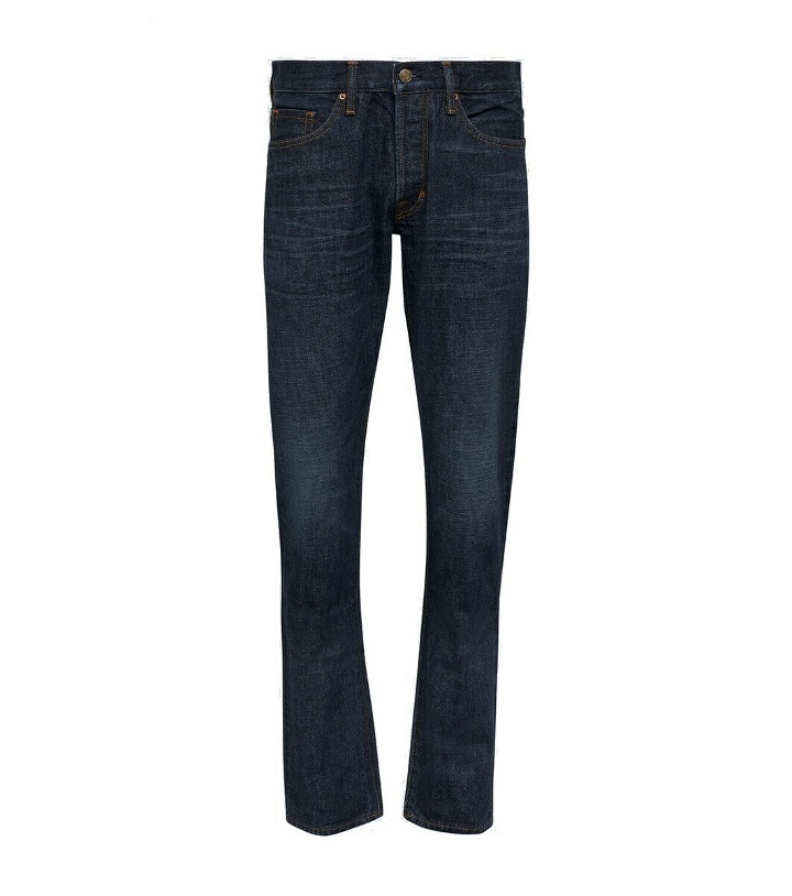 Photo: Tom Ford Mid-rise slim jeans