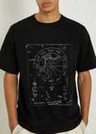 Rick Owens Printed Cotton T-shirt Off White