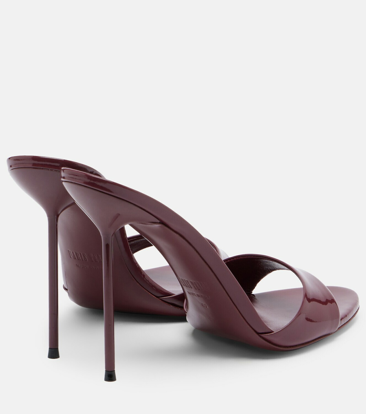 Paris Texas Lidia patent leather mules