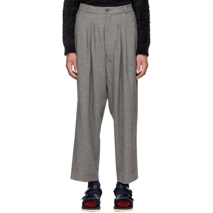 Photo: Bless Grey Cashmere Ultrawidepleated II Trousers