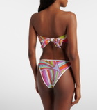 Pucci Iride bandeau bikini top