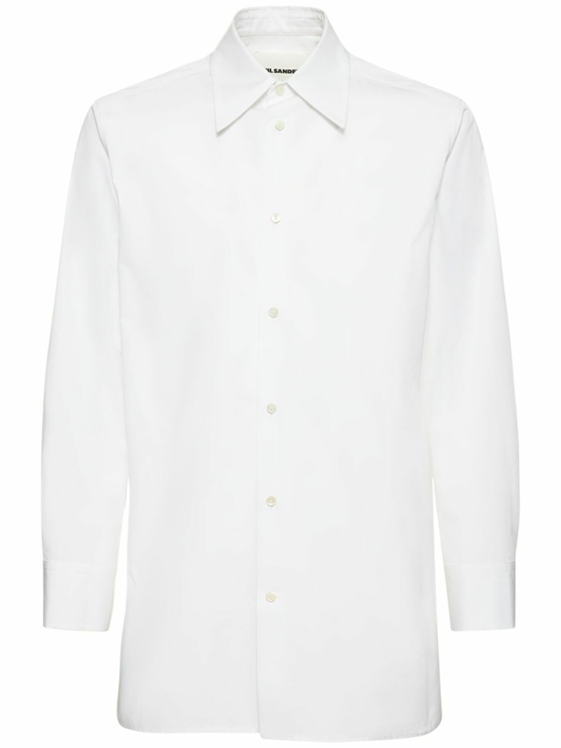 Photo: JIL SANDER Heavy Cotton Poplin Shirt