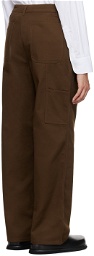 6397 Brown Workwear Trousers