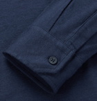 Orlebar Brown - Sebastian Slim-Fit Merino Wool Polo Shirt - Men - Navy