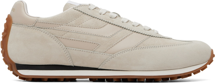Photo: TOM FORD Off-White Suede Mick Sneakers