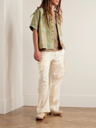 Visvim - Copa Camp-Collar Floral-Jacquard Silk-Blend Shirt - Green