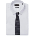 Hugo Boss - White Jamis Slim-Fit Cutaway-Collar Cotton Shirt - Men - White