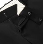 Alexander McQueen - Black Slim-Fit Wool Tuxedo Trousers - Black