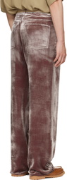 Magliano Pink Laser Flattone Silk Jeans