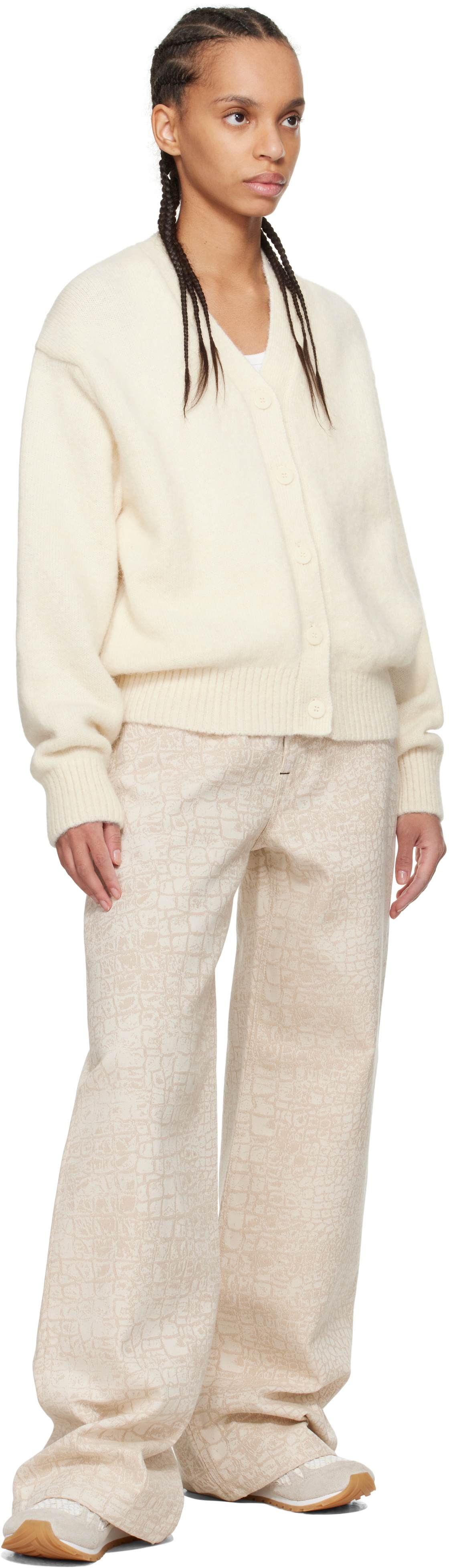 JACQUEMUS Beige 'The Jacquemus' Cardigan Jacquemus