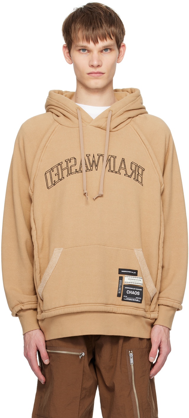 Photo: UNDERCOVER Tan Embroidered Hoodie