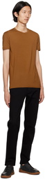 ZEGNA Brown Crewneck T-Shirt