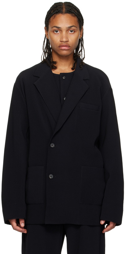 Photo: stein Black Gradation Cardigan