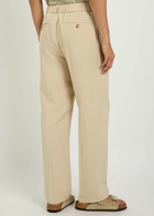Raith Helio Pleated Straight-leg Woven Trousers Beige