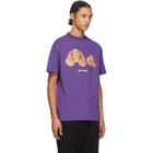 Palm Angels Purple Bear T-Shirt