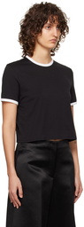 Theory Black Ringer T-Shirt