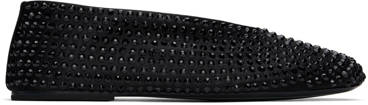 Photo: KHAITE Black 'The Marcy' Ballerina Flats