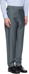 rag & bone Blue Evan Wool-Blend Trousers