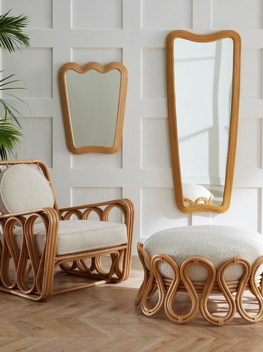 Jonathan Adler Riviera Ripple Mirror