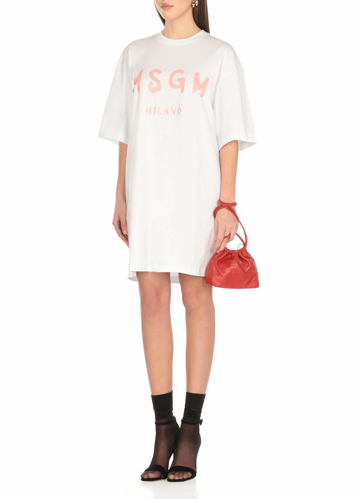 MSGM Dress With Logo