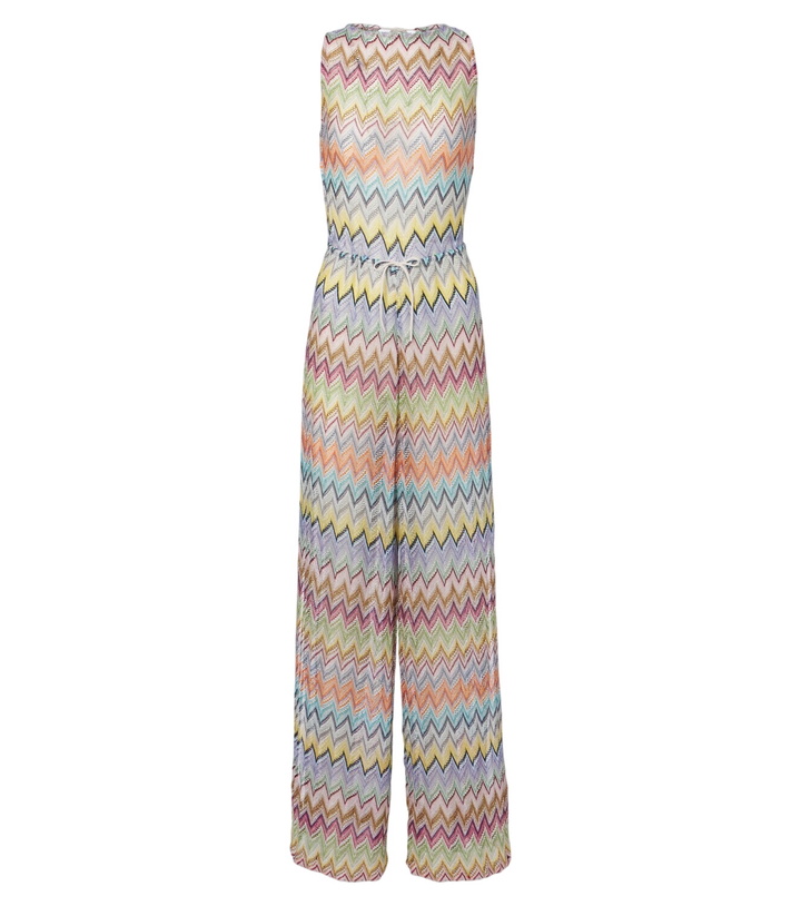 Photo: Missoni Zigzag open-back lamé jumpsuit