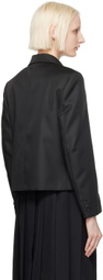 Comme des Garçons Comme des Garçons Black Notched-Lapel Blazer