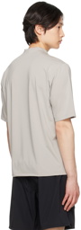 AMOMENTO Taupe Patch T-Shirt