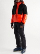 Aztech Mountain - Super Nuke Panelled Hooded Down Ski Jacket - Orange