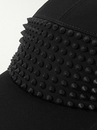 Christian Louboutin - Spiked Cotton-Canvas Hat - Black