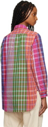 Engineered Garments Multicolor Rounded Collar Shirt