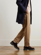 Common Projects - Waxed-Suede Derby Shoes - Brown