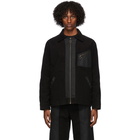 Nicholas Daley Black Zip Through Jacket