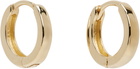 Laura Lombardi Gold Clutch Hoop Earrings