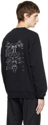 HELIOT EMIL Black Metamorphosis Print Sweatshirt