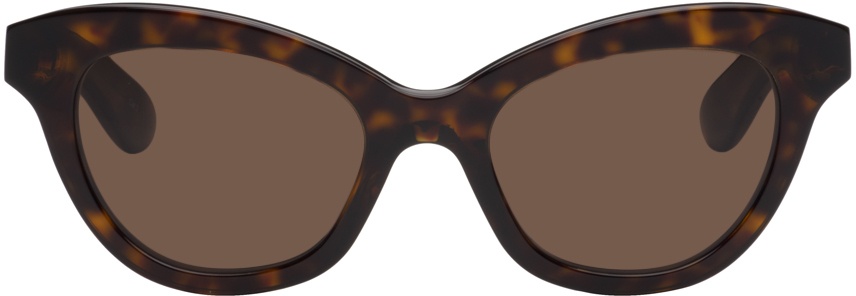 Alexander McQueen Tortoiseshell Cat-Eye Sunglasses Alexander McQueen