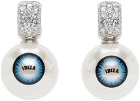 Jiwinaia Silver Ibiza Lens Earrings
