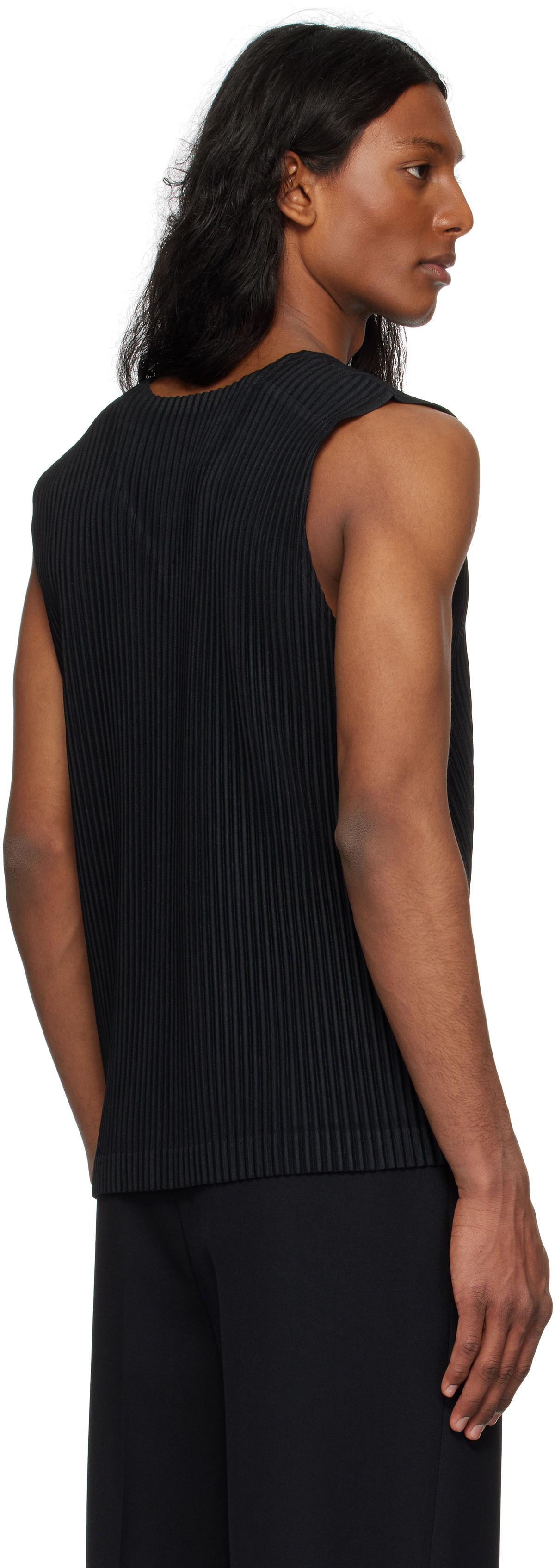 HOMME PLISSÉ ISSEY MIYAKE Black Basics Tank Top Homme Plisse