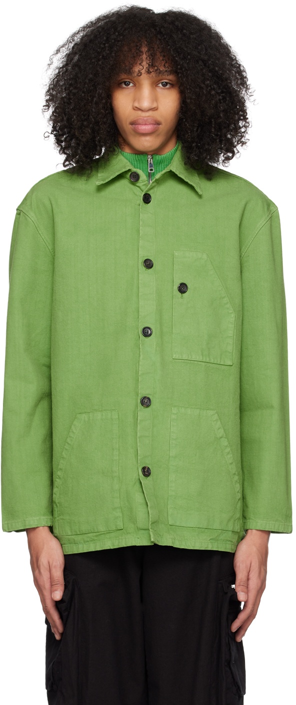 Winnie New York Green Spread Collar Jacket Winnie New York